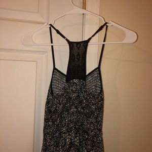 Black & White Patterned Maxi Dress